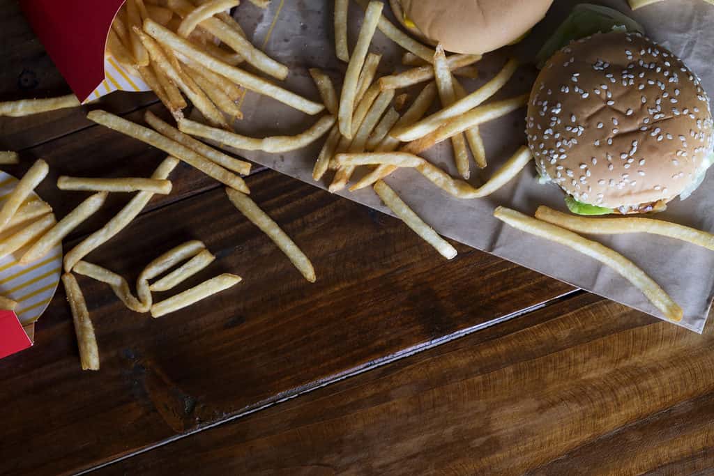 burgers and fries in article about mcdonald's franchise cost
